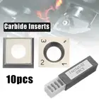 Лезвия твердосплавные для токарного станка, 14x14x2 мм, 10 шт.