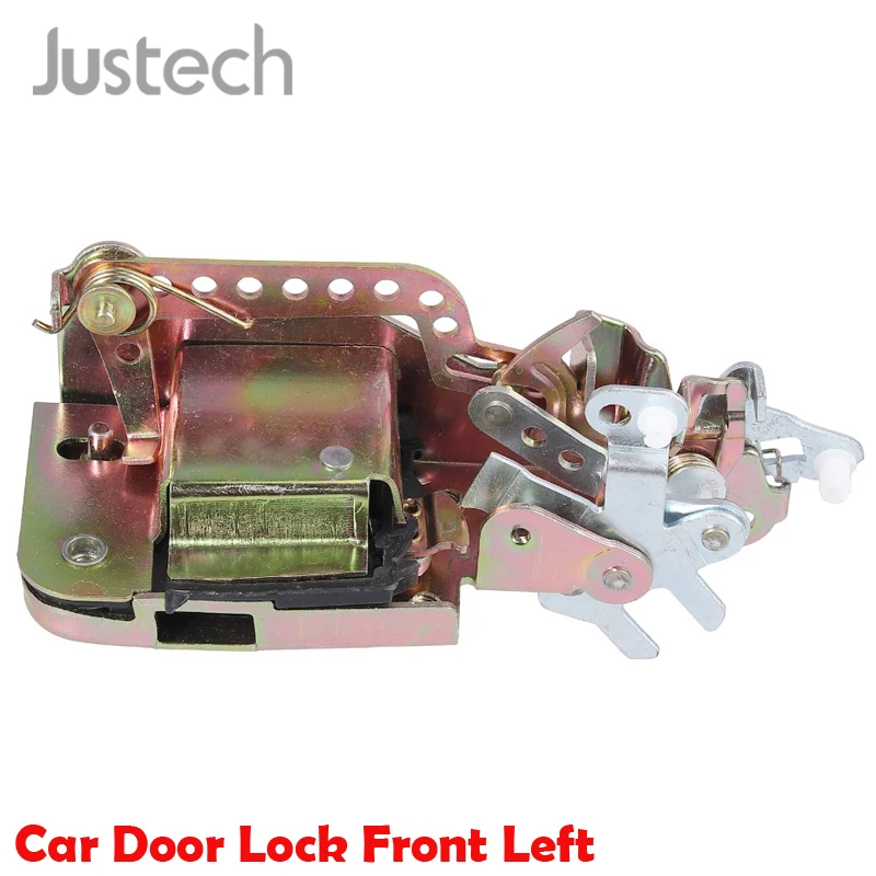 Justech механизм замка передней левой двери 701837015D для VW Transporter T4 1990 2003 Золотой