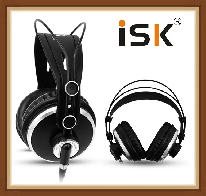 

ISK HP980 HP-980 Noise Cancelling Super Bass Closed Back Hifi DJ Studio Monitoring Mix Recording Headphones Headset PK K272