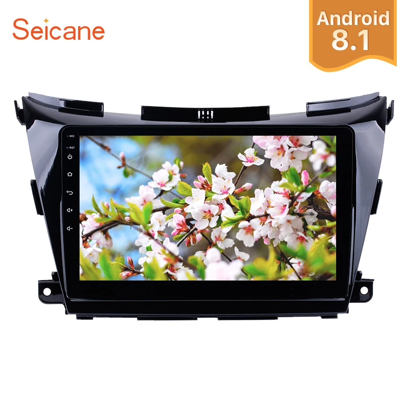 Seicane 10 1 &quot2 Din Android 8 GPS Автомобильный мультимедийный плеер радио для Nissan Murano NAVARA NP300