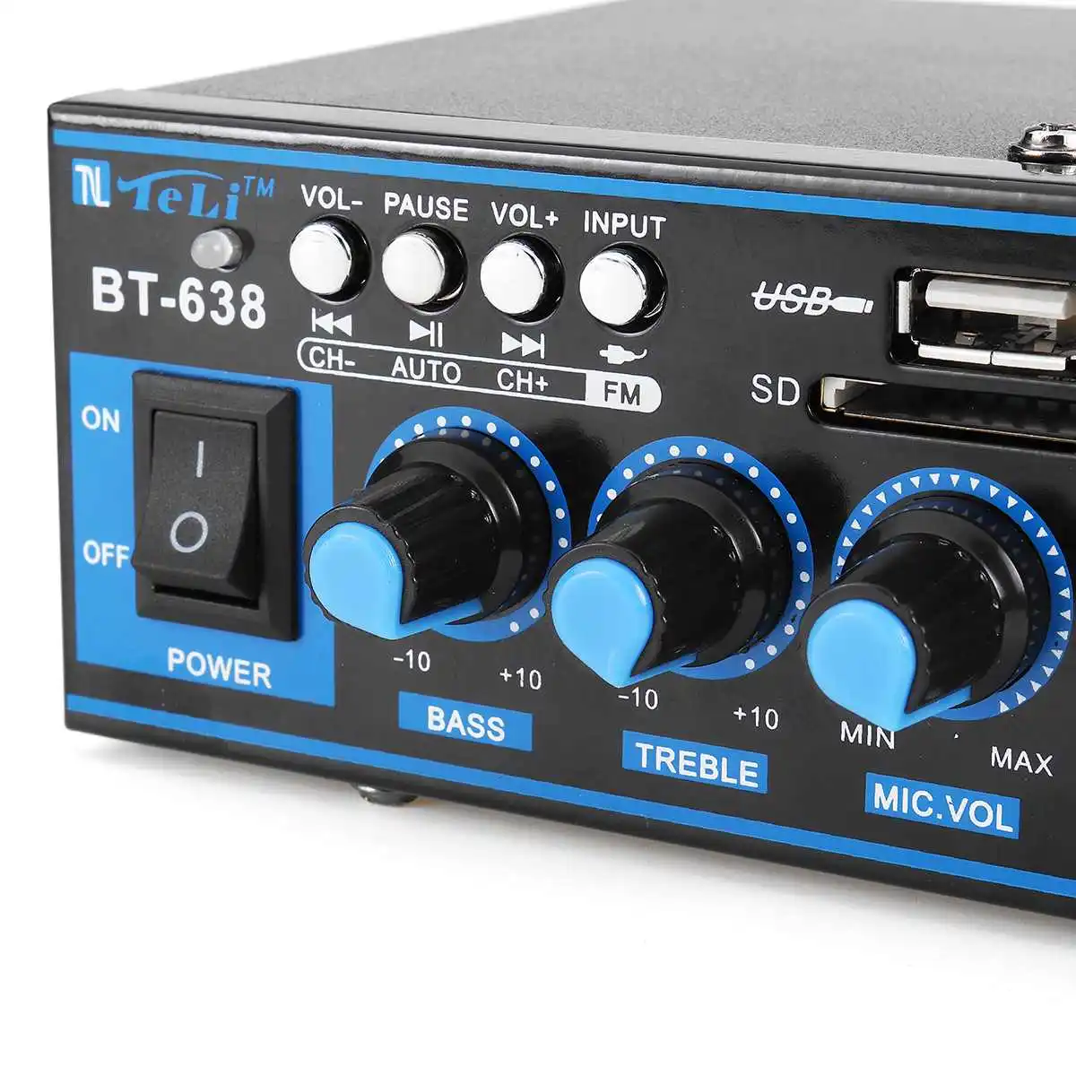Bluetooth усилитель мощности автомобиля 800 Вт 2 CHl|Усилители мощности| |