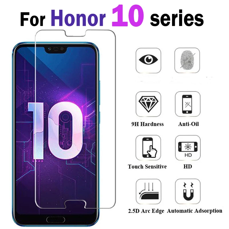 Защитное стекло для honor 10 9 Huawei lite протектор экрана закаленное защита 2.5d 9h