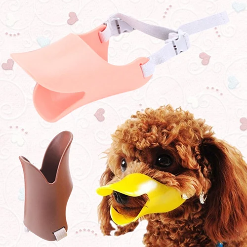 Dog Anti Bite Duck Mouth Shape Cover Silicone Biteproof Pet Muzzle Supplies | Дом и сад