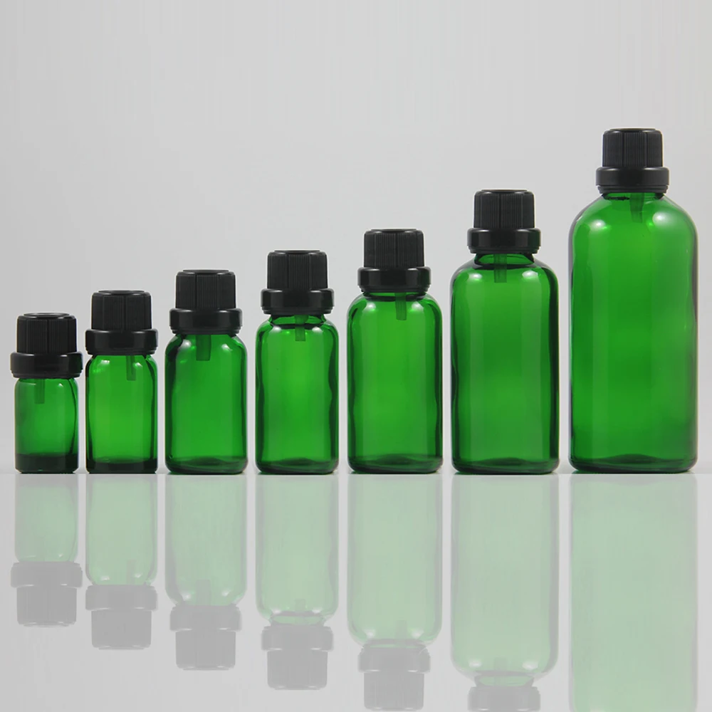 wholesale 10ml mini sample cosmetic glass vials portable essential oils bottle