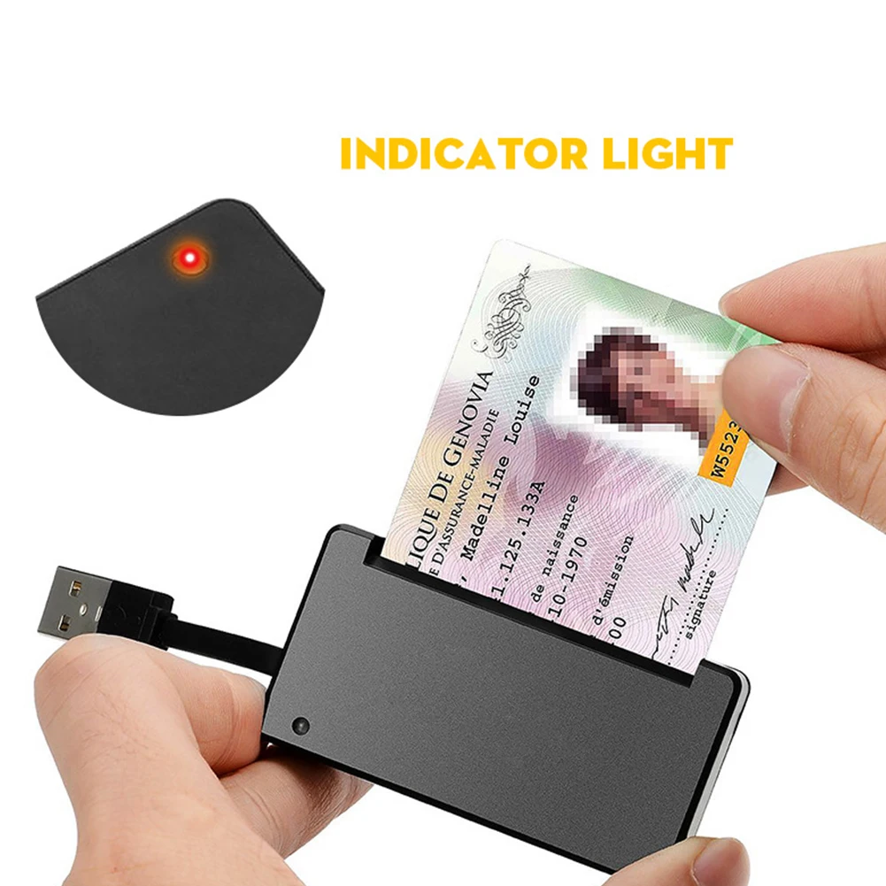 USB 2 0 одиночный кард ридер Cloner разъем ноутбук компьютер банк адаптер ID Смарт