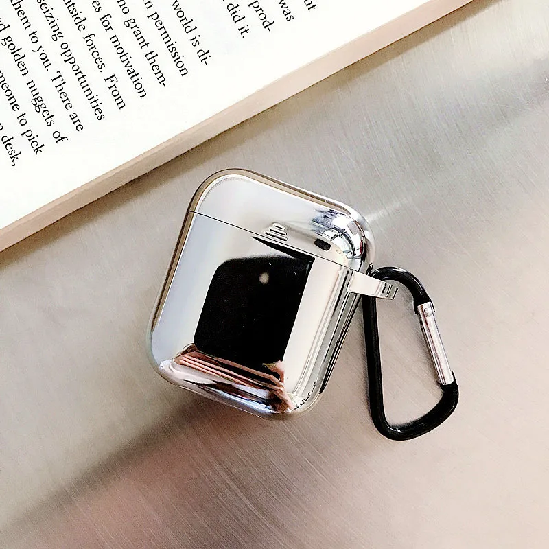 Гальванизированный мягкий чехол для наушников airpods Bluetooth Беспроводная