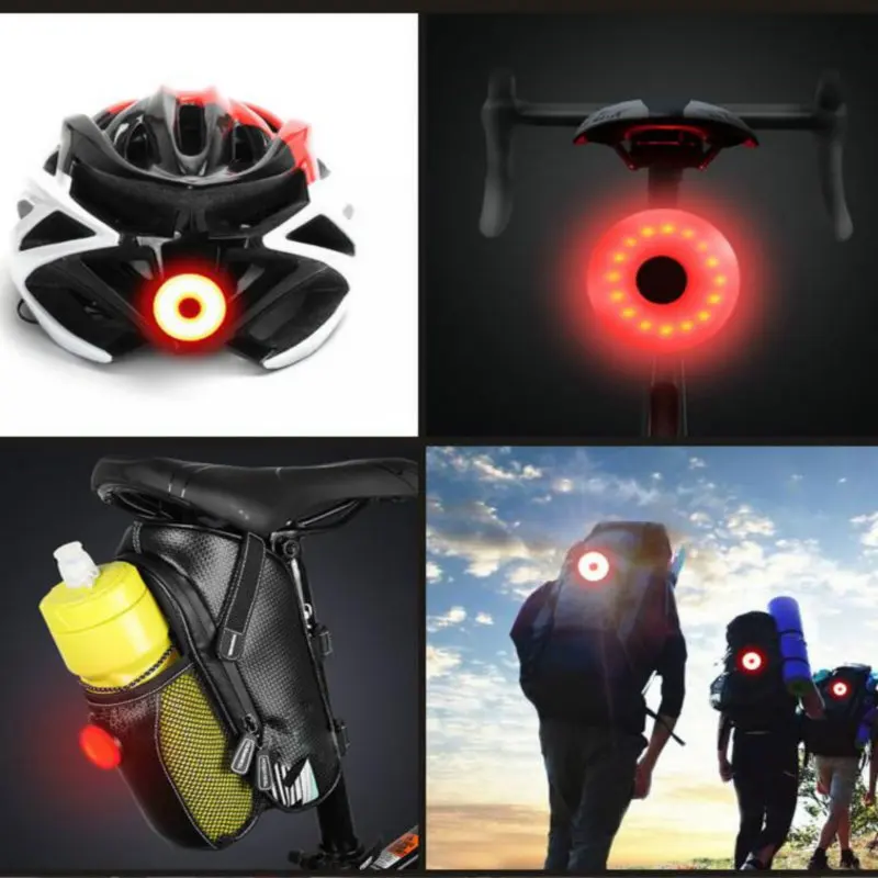 USB зарядка светодиодный велосипедный задний фонарь для горного дорожного