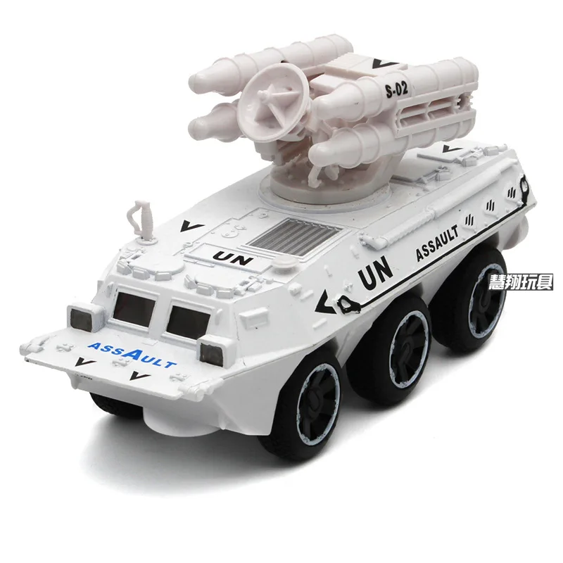 Armored Carriers Alloy Model with Light Simulation Sound 4 a Coating Children Military Toys |