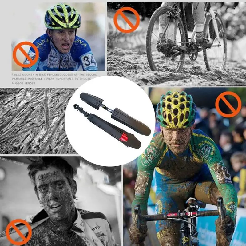 MTB Велосипедное крыло со светодиодный задний светильник велосипед крылья