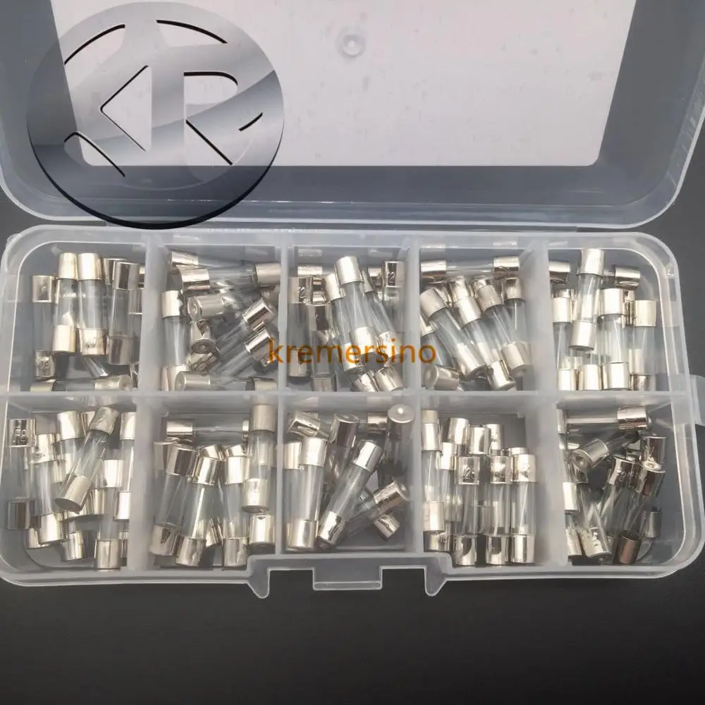 Quick Break Glass Tube Fuse Set with Plastic Box 0.5A 1A 2A 3A 5A 8A 10A 15A 20A | Автомобили и мотоциклы