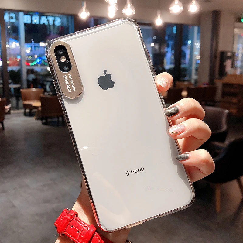 Роскошные акриловые Чехлы для iPhone 6 6S 8 7 Plus чехол телефона прозрачный жесткий с