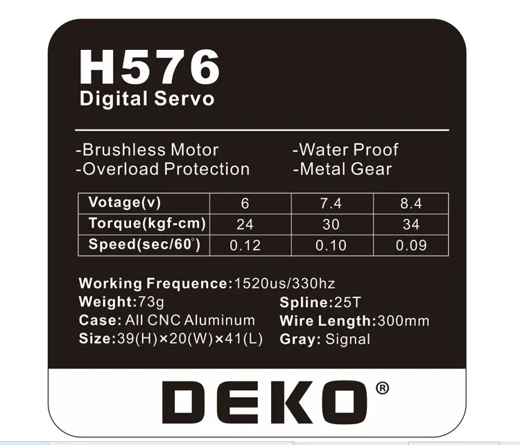 Металлическая Водонепроницаемая металлическая Шестерня IP67 DEKO H576 Высоковольтный