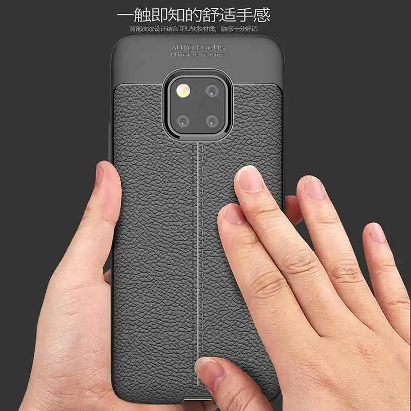 Противоударный мягкий силиконовый чехол из ТПУ для Huawei Mate 20 Pro | Мобильные