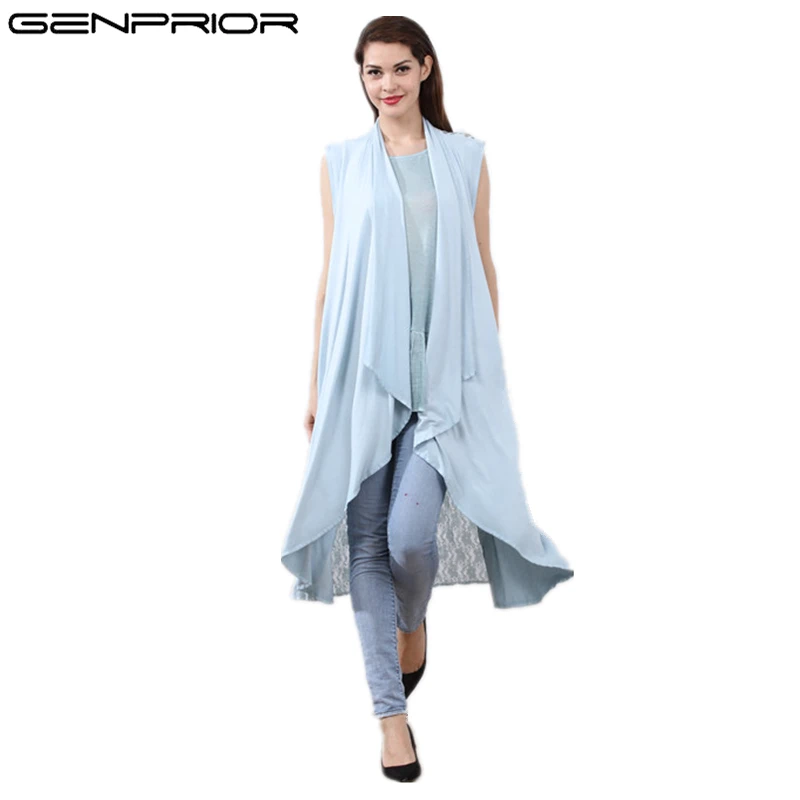 GENPRIOR Женское пальто новинка длинное элегантное хлопковое цветочное Сетчатое