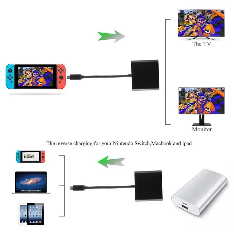 USB C 3 1 концентратор сплиттер кабель для MacBook Pro Pixel Huawei Mate10 в Type к HDMI 0 зарядный