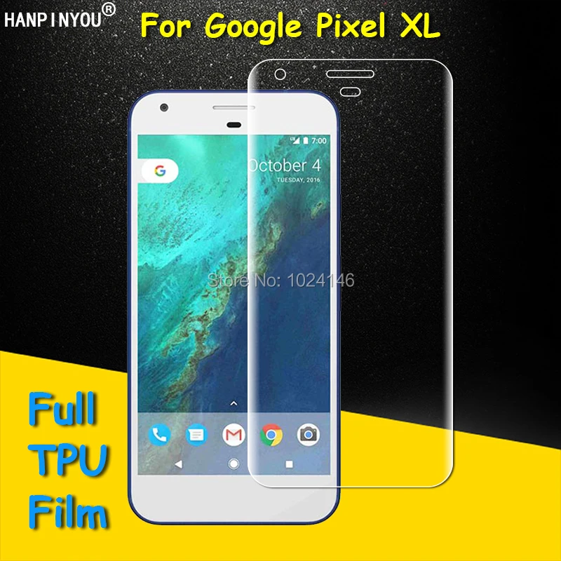 Защитная пленка из мягкого ТПУ с полным покрытием для экрана Google Pixel XL 5 &quot