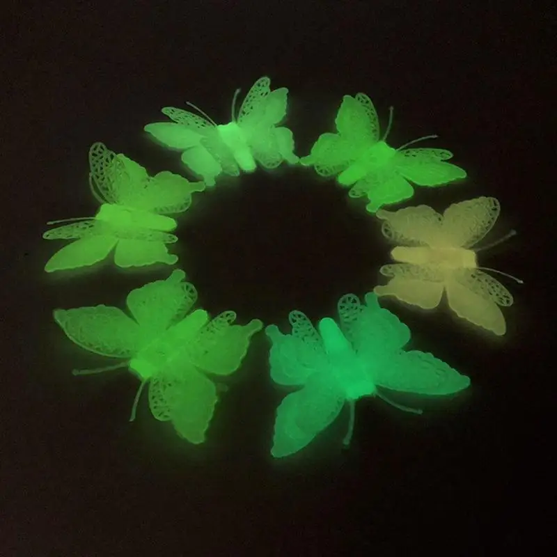 3D Luminous Fluorescent Fridge Stickers DIY Wall Decals Children Room Decor | Дом и сад