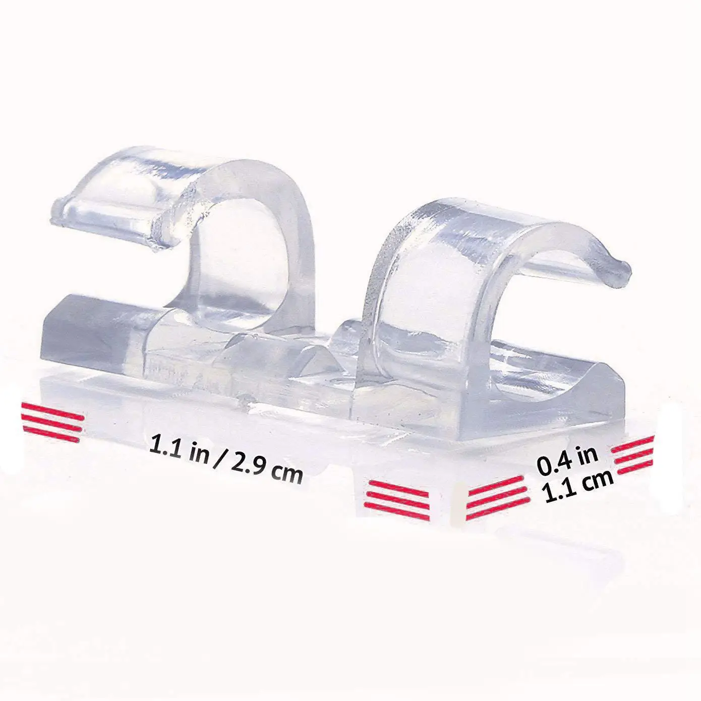 40pcs/lot white Plastic Wire Fixing Clamp Clip cable clamps with self-adhesive backing adjustable Cable Organizer Storage | Обустройство