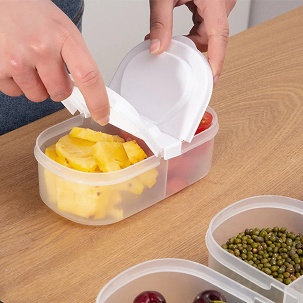 Двойной слот кухонное Хранение продуктов коробка Crisper холодильник сохранение