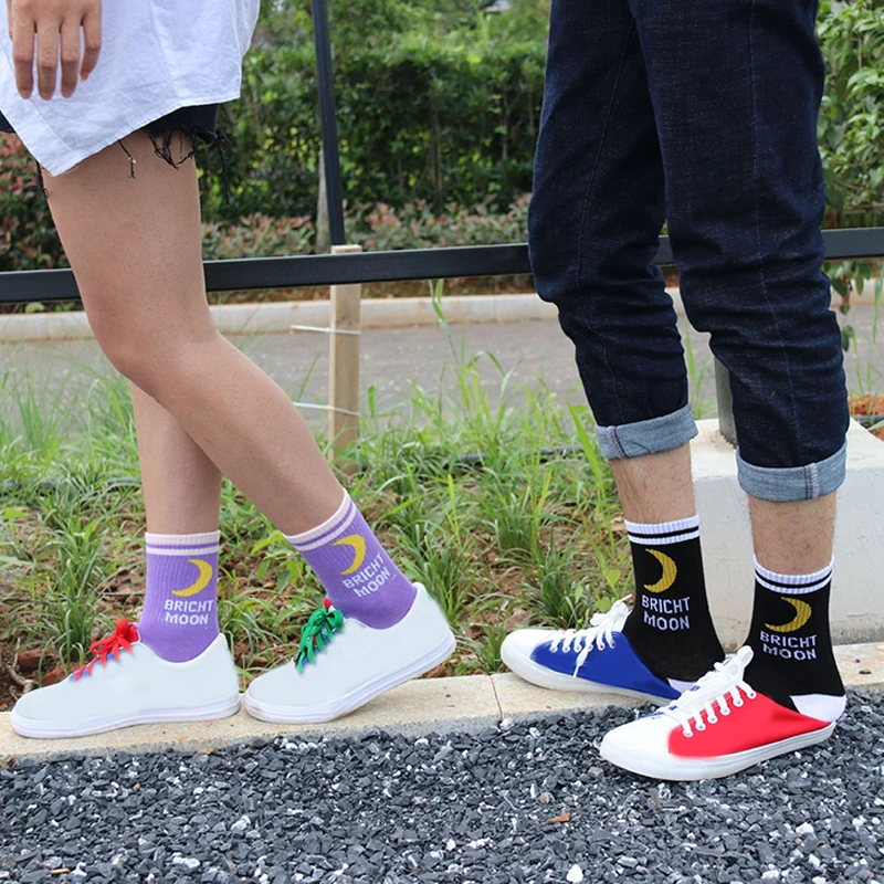 Носки хлопковые эластичные в стиле Харадзюку 1 пара | Женская одежда