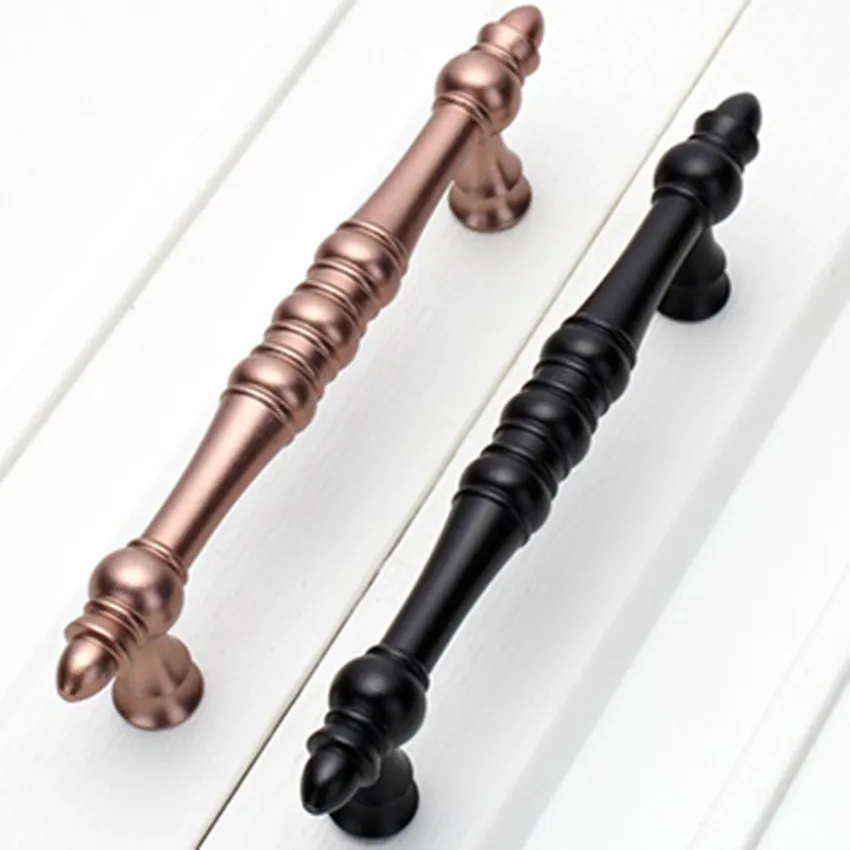 2 шт. Современный Простой алюминиевый сплав серый черный золотой кухонный шкаф с