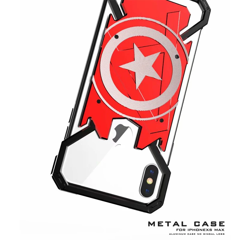 Новый Алюминиевый металлический бампер противоударный чехол для iPhone XR XS Max