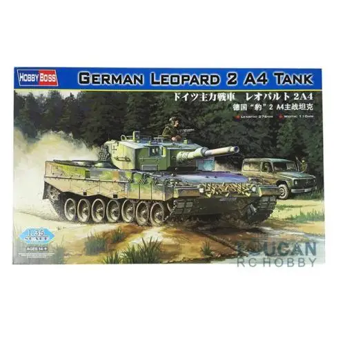 Trumpeter 82401 1/35 немецкий основной боевой танк леопард 2 A4 Танк пластиковая модель