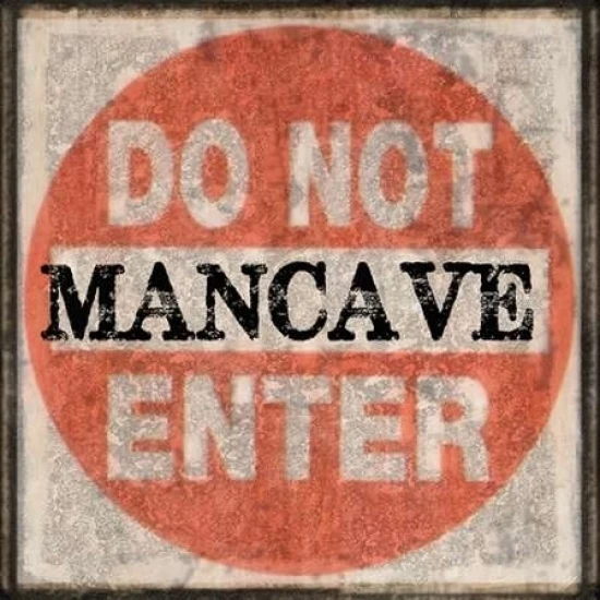 Mancave 5 плакат печать Тейлор Грин (12x12) | Дом и сад