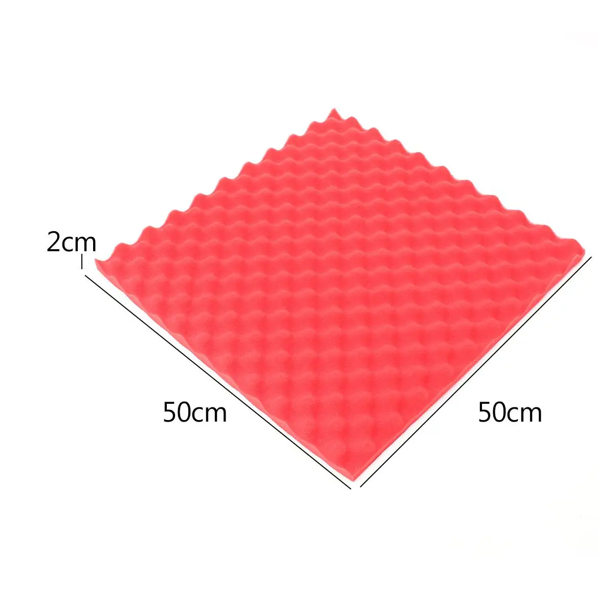 1 шт 50x50 см акустическая пена лечение звукоизоляция Звукопоглощающая пена караоке-студия комната динамик поглощение стены панель плитка