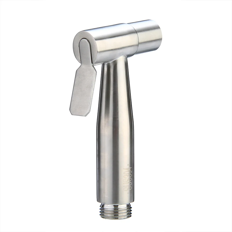 

Mayitr Stainless Steel Toliet Bidet Hand Held Portable Bidet Sprayer Shattaf Toilet Shower Spray Cleaning Tool For Household