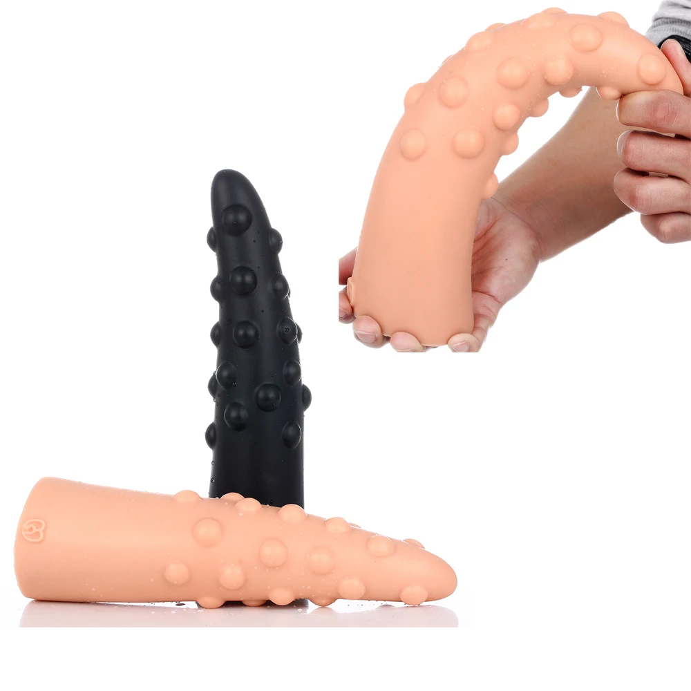 big dildo G point massage simulation penis anal plug female masturbation for women Anal Sex Plug Realistic Penis Dildo |