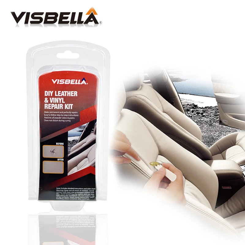 Visbella 72 шт. кожа Виниловая реставрация Ремонтный комплект чистящее вещество для