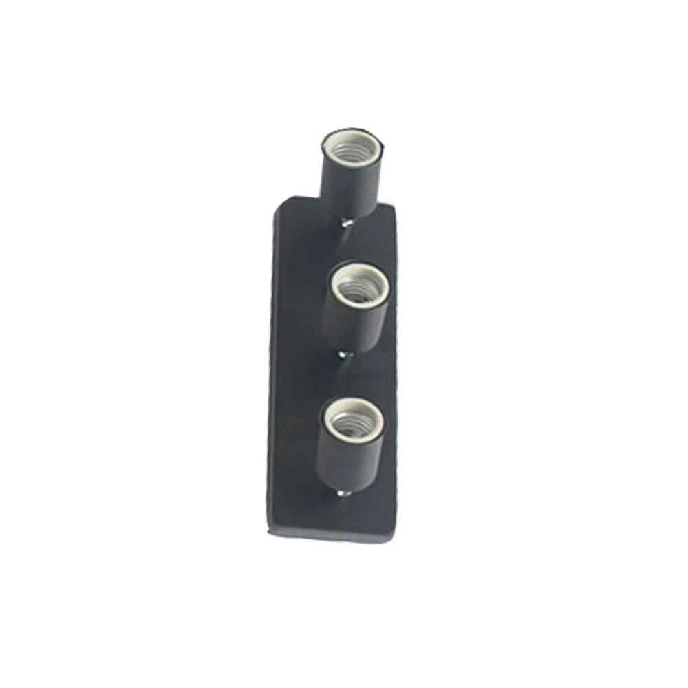 CLAITE AC85-265V 3 головки E27 Базовая розетка прямоугольный вращающийся держатель