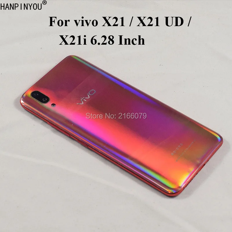 ДЛЯ vivo X21/X21 UD/X21i 6 28 &quotзадняя крышка Стикеры градиент Аврора чистый прозрачная