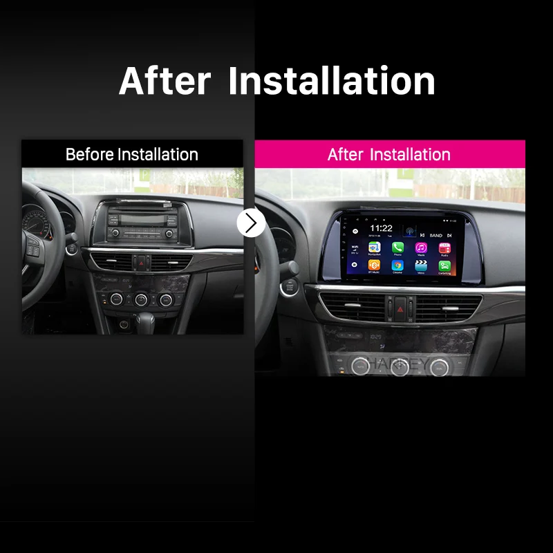 Автомагнитола Harfey 2Din на Android 10 0 9 дюймов для 2012 2013 2014 2015 Mazda сенсорный экран