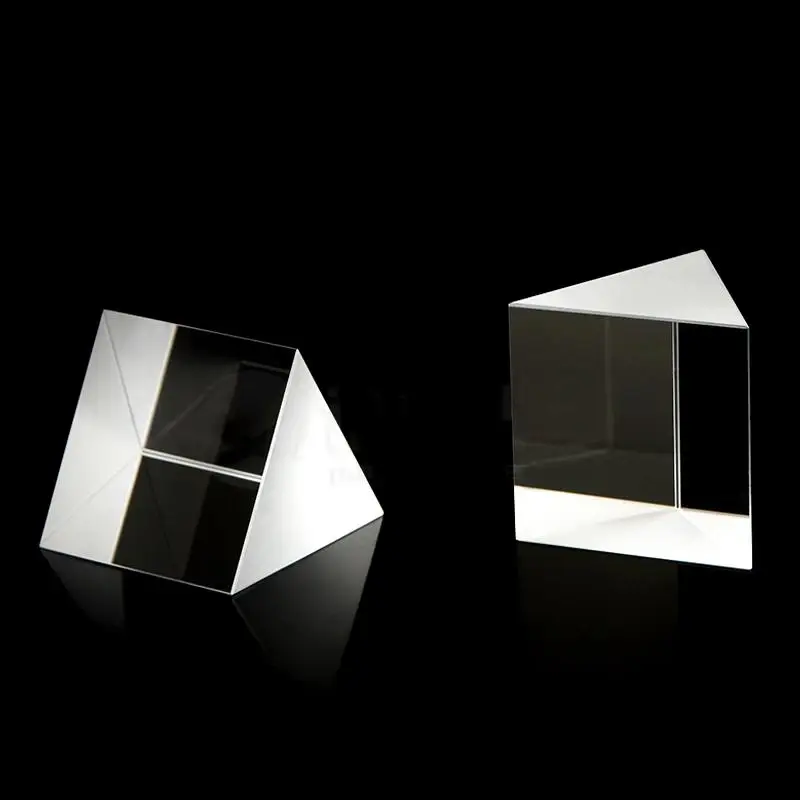 30x30x30mm Optical Glass Prisms Equilateral Triangle Right Angle K9 Lens Medicine | Канцтовары для офиса и дома