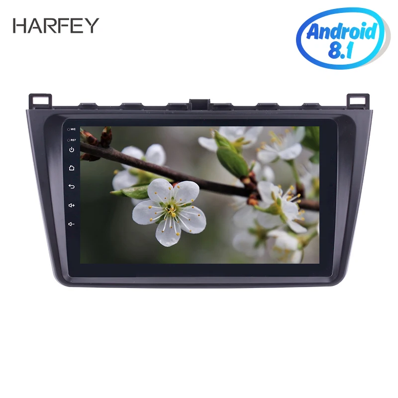 Автомагнитола Harfey 2DIN 9 дюймов Android 1 для Mazda 6 Rui wing 2008 2014 мультимедийный плеер