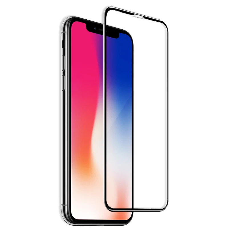 6D закаленное стекло для IPhone 6 6s 7 XR XS Max стеклянная пленка HD 8 Plus защита экрана