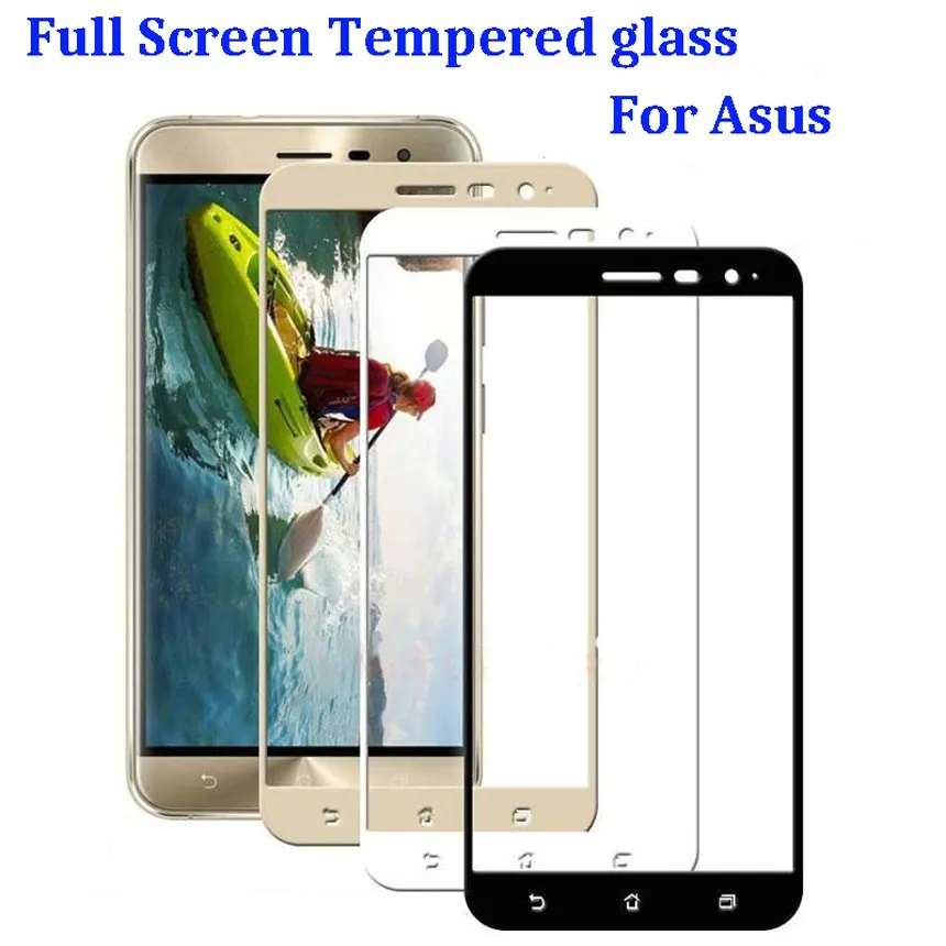 9H полное покрытие закаленное стекло для ASUS Zenfone Max Pro M2 M1 ZB633KL ZB631KL ZB601KL ZB602KL rog phone