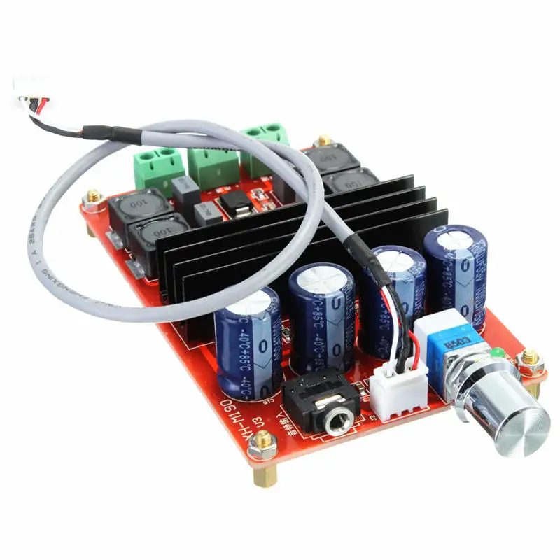 LEORY 1 шт. TPA3116 2*100 W D2 двухканальный цифровой аудио усилитель доска 12 V-24 V для Arduino |