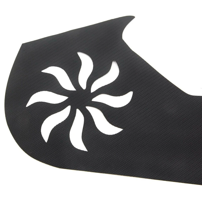 4 шт./компл. углерода волокно кожа черный двери автомобиля обложка 18 антиударная