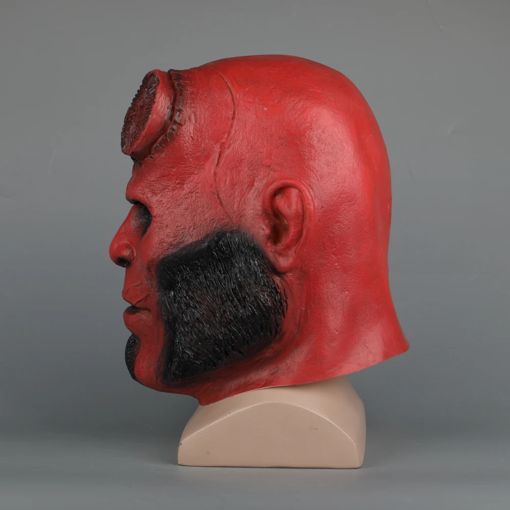 Hellboy маска латексная для маскарада карнавала маски костюмов капюшон косплей на