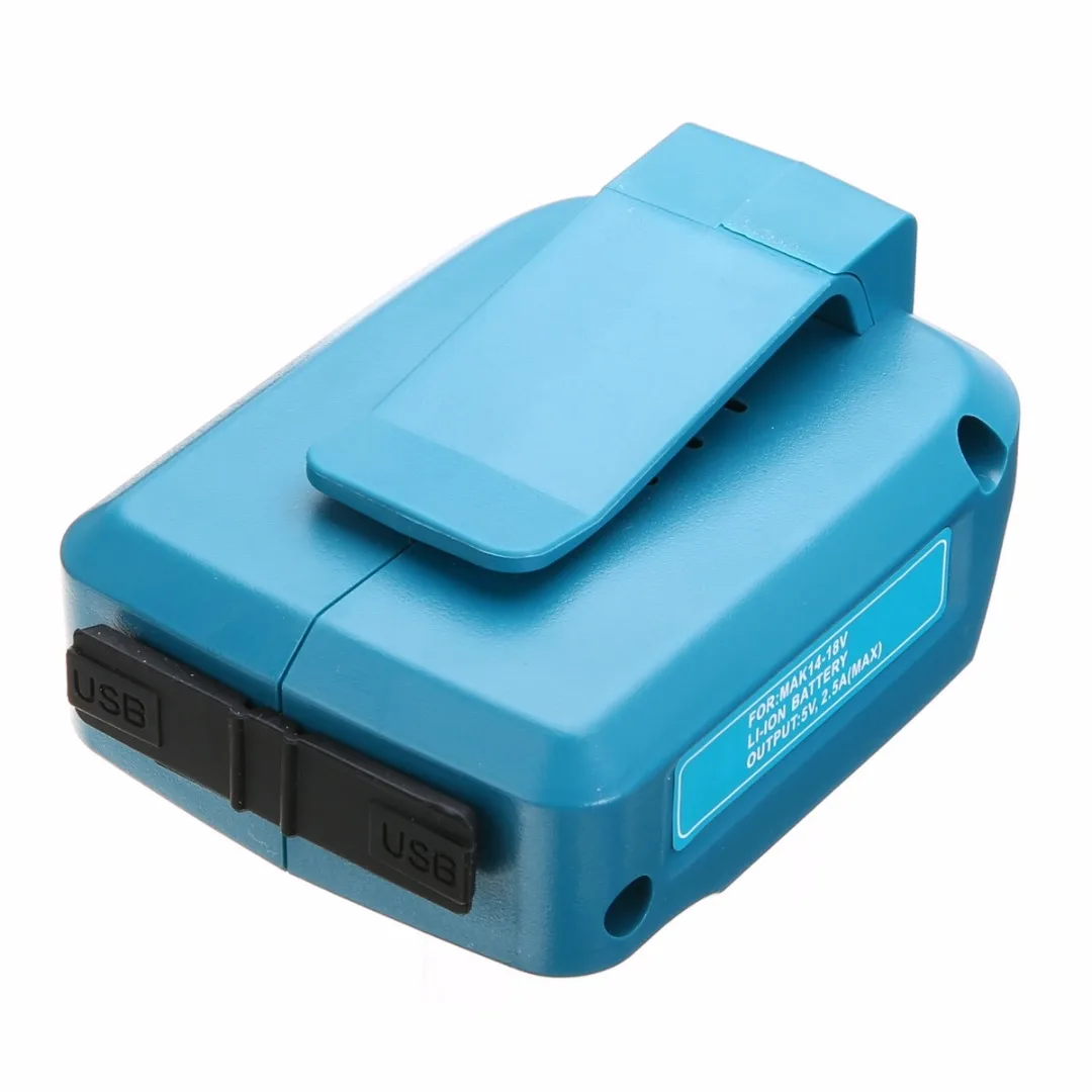 USB адаптер для зарядки разъем питания 5 В 2 А BL1830 BL1430 синий порта|Аксессуары