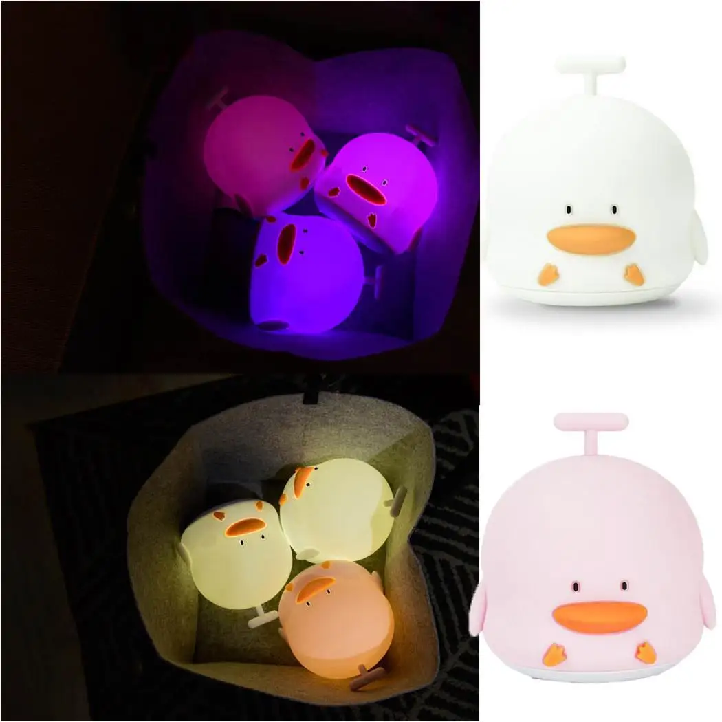 Творческий Силиконовые запись лампа мультфильм милый 3 часа 1 светодиодный LED