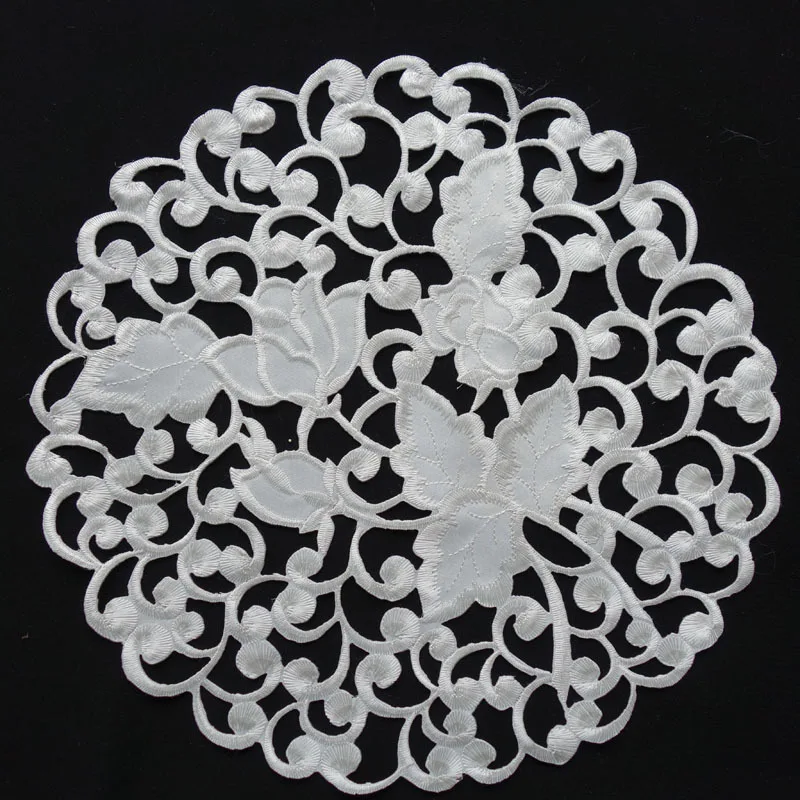 Круглая круглая Кружевная салфетка в европейском стиле 30 см | Дом и сад