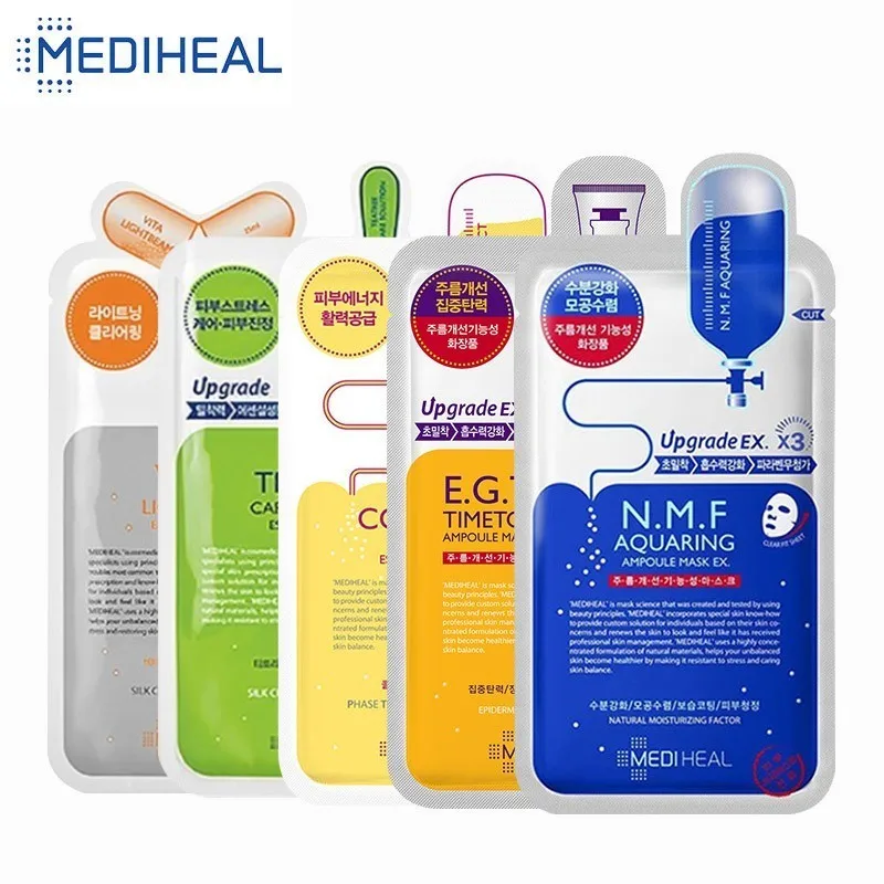1 шт. маска для лица MEDIHEAL ухода за кожей листы обернутые маски против морщин