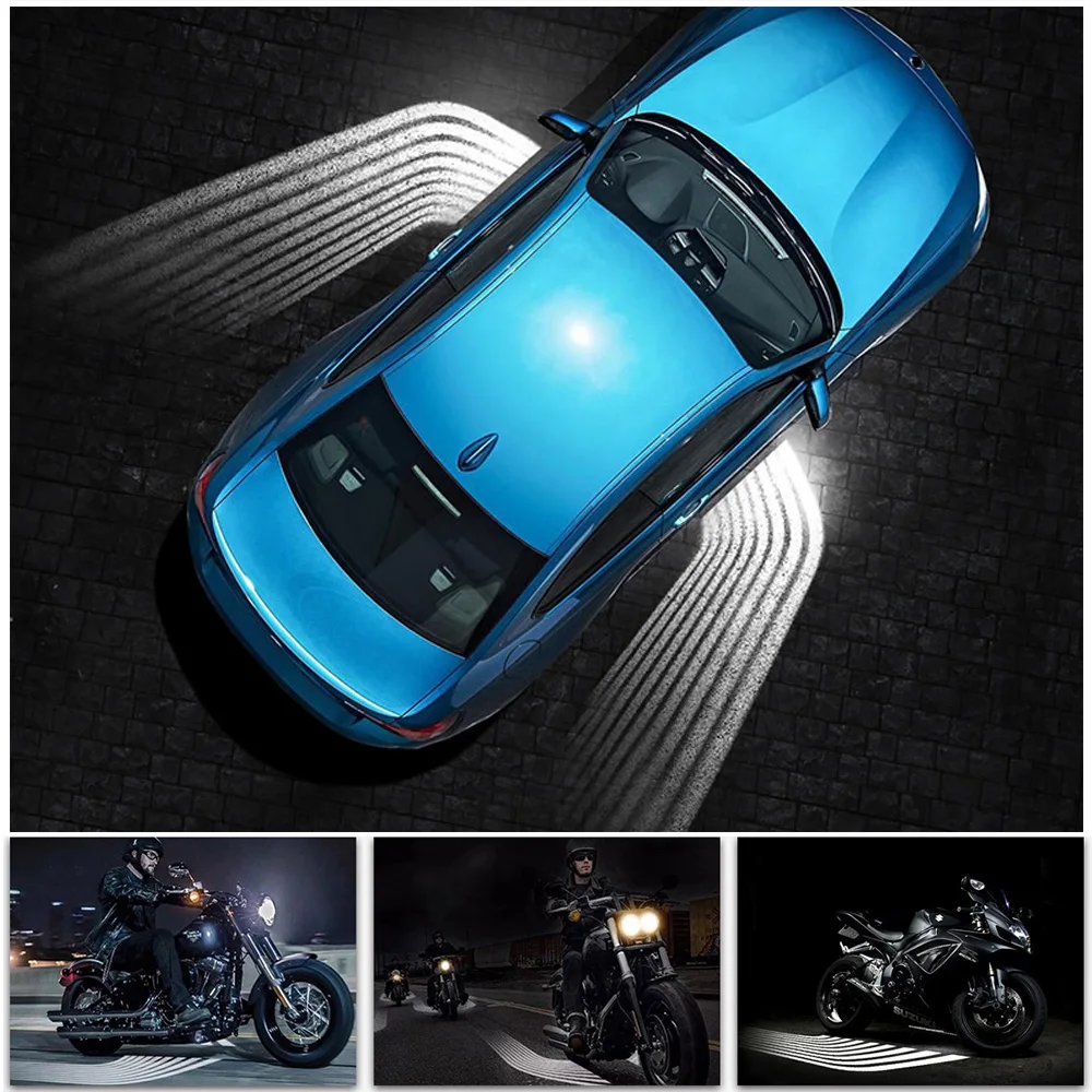 2x автомобиль светодиодный Добро пожаловать светильник Ghost Shadow любезно с крыльями