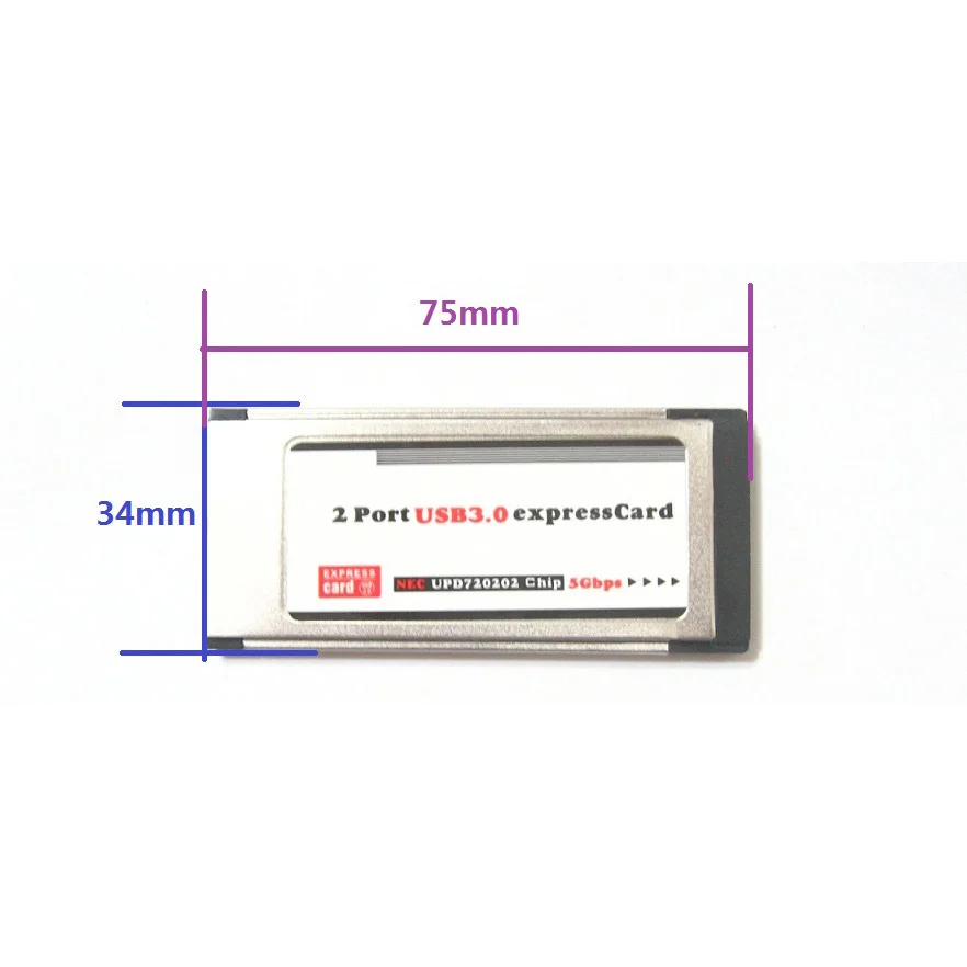 Высоко Скорость 2 Порты и разъёмы Скрытая внутри USB 3 0 Usb3.0 к Expresscard Express Card 34 мм