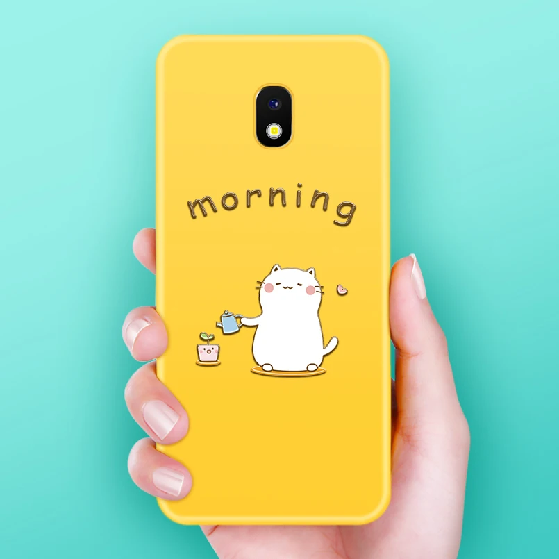 Силиконовый чехол для samsung Galaxy J8 2018 с милыми мультяшными животными J7 2017 телефона