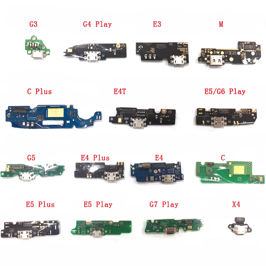 20 шт. usb-разъем для зарядки док-станции гибкий кабель Motorola Moto C M E3 E4 E4T E5 G3 G4 Play G5 Plus G6